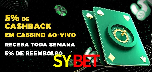 Promoções do cassino ao Vivo SYBET